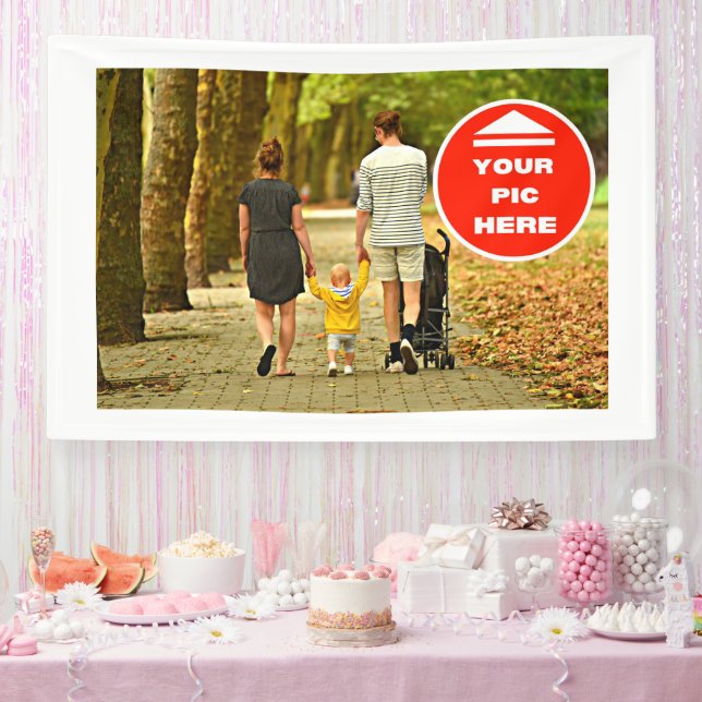 Cute! Banner - Personalised - 4'x6' (Party)