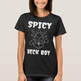 Cute Baphomet Horned Sabbatic Goat Spicy Heck Boy T-Shirt
