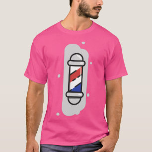 Cute Barbershop pole icon T-Shirt
