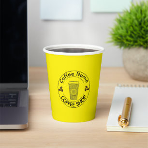 Cute Barista Obsessive Coffee café Paper Cups