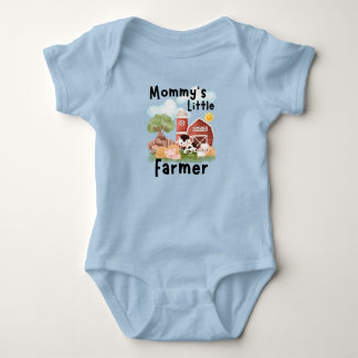 Cute Barnyard Animals Baby Bodysuit