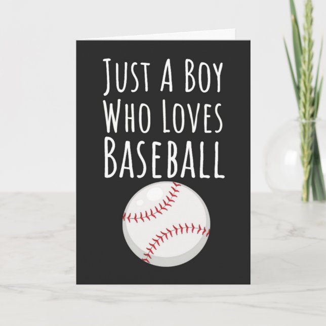 Cute Baseball Cards For Baby Boys Kids Player Fan (Front)