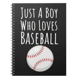 Cute Baseball Gifts For Baby Boys Kids Player Fan Notebook