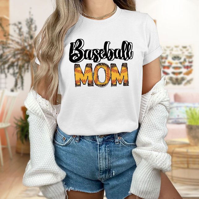 Cute Baseball Mum T-Shirt, Gift Mum T-Shirt (Creator Uploaded)