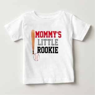 Cute baseball party rookie baby shirt