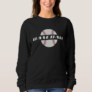 Cute Baseball Sporty Baseball Player Coach Fan Ath Sweatshirt
