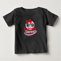 Cute Baseball-Themed "Batter Batter Swing" Design