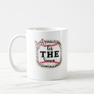 Cute Baseball Tis The Season Mom Sister Toddler Gi Coffee Mug