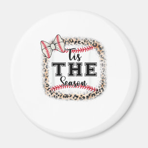 Cute Baseball Tis The Season Mom Sister Toddler Gi Magnet