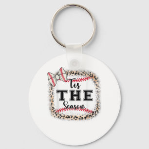 Cute Baseball Tis The Season Mum Sister Toddler Gi Key Ring
