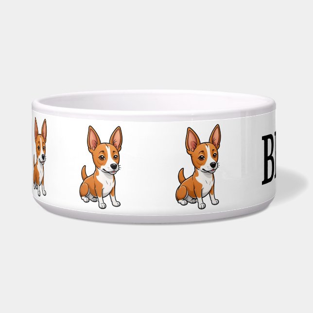 Cute Basenji Personalise (Left)