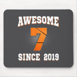Cute Basketball 7th 2019 7 Old Years Since Mouse Pad