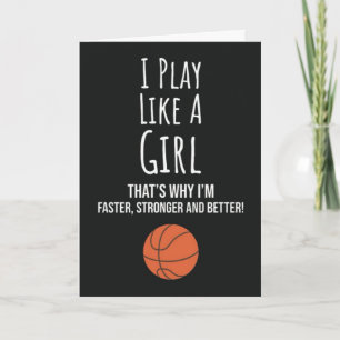Cute Basketball Cards For Girls For Kids Sports 