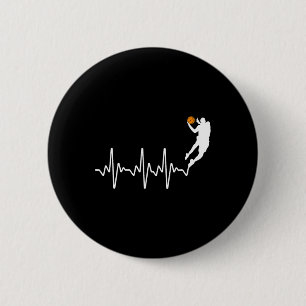 Cute Basketball For Men Women Player Coach Basketb 6 Cm Round Badge