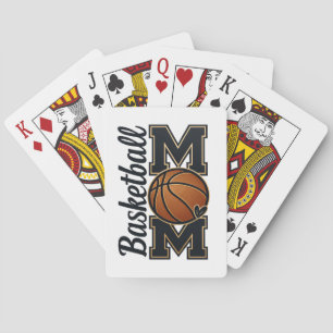 Cute Basketball Mum Game Day Sports Gift Playing Cards