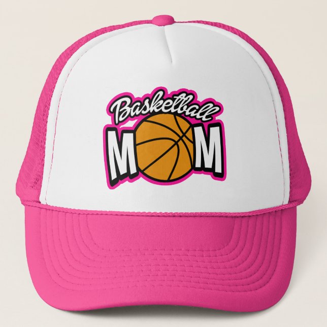 Cute Basketball Mum Hat (Front)