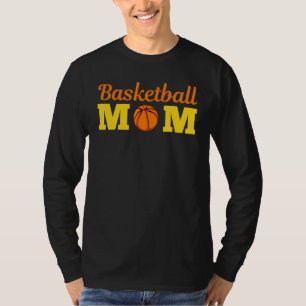 Cute Basketball Mum Novelty Sports Mothers Day App T-Shirt