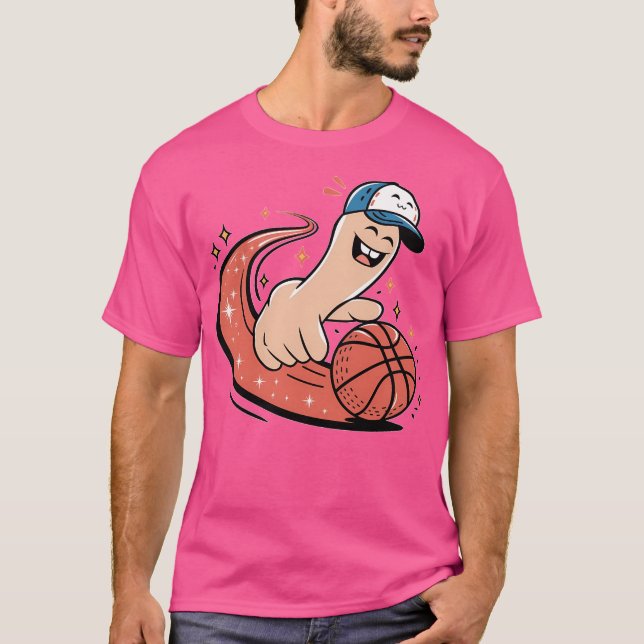 Cute Basketball Player For Basketball Lover T-Shirt (Front)
