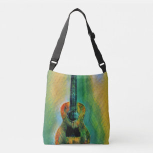 Cute Bass Guitar Crossbody Bag