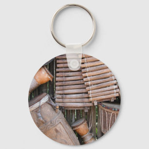 Cute Bass Guitar Key Ring