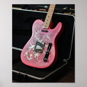 Cute Bass Guitar Poster