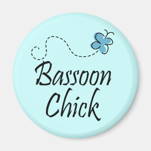 Cute Bassoon Chick Magnet