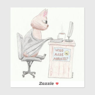 Cute Bat at the Office