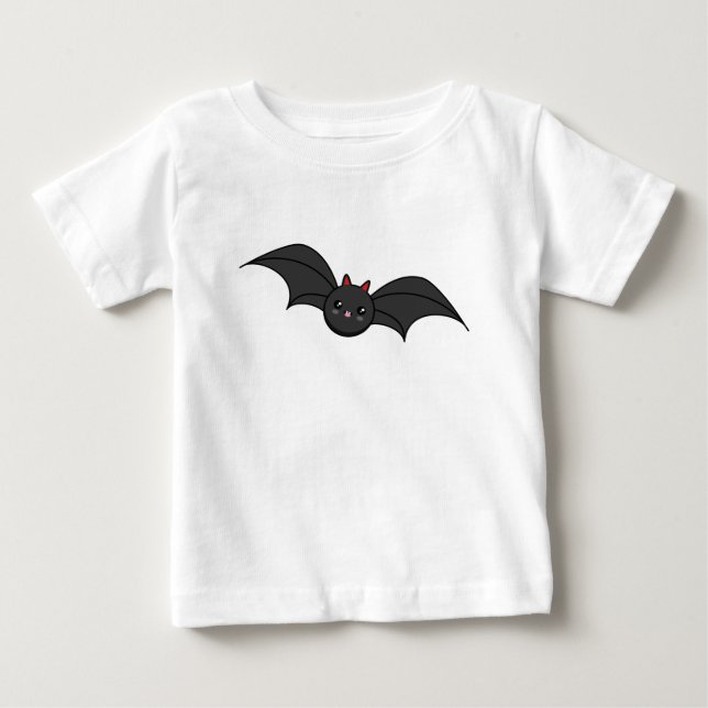 Cute Bat Baby T-Shirt (Front)