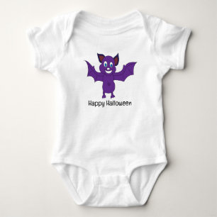 Cute Bat Halloween Baby Bodysuit