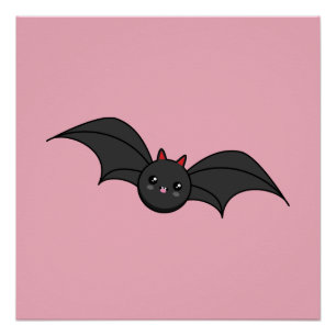 Cute Bat Poster