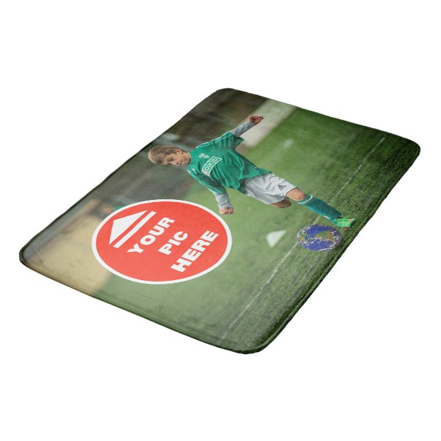 Cute! Bath Mat- Personalised - Large Mat (Angled)