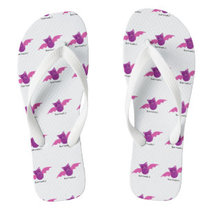 Cute Battastic Pink Bat Jandals