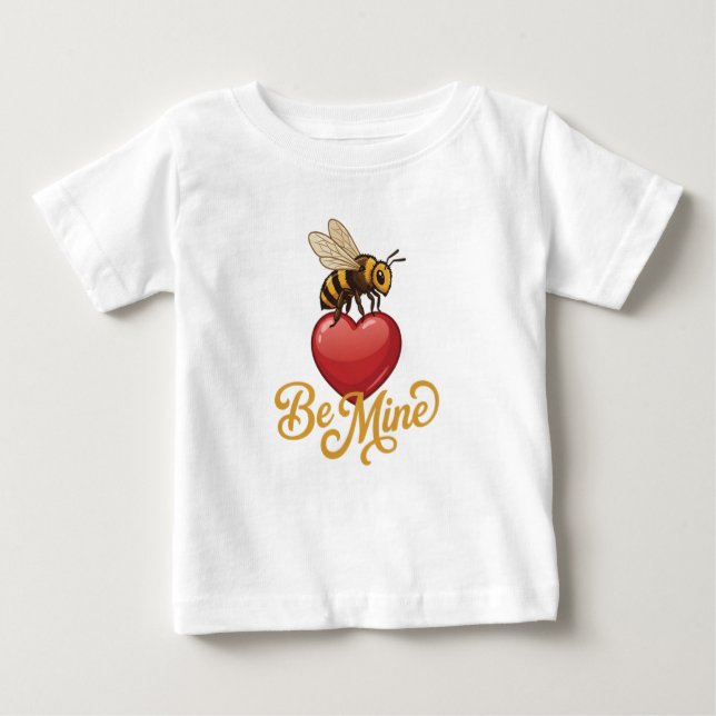 Cute Be Mine Honeycomb  Baby T-Shirt (Front)