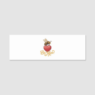 Cute Be Mine Honeycomb  Name Tag