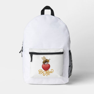 Cute Be Mine Honeycomb Printed Backpack