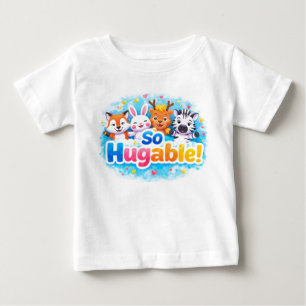 Cute Beach Animals Design Baby T-Shirt