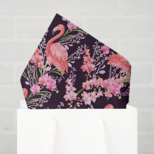 Cute Beach Flamingo pattern party tissue Paper