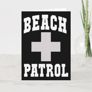 Cute Beach Patrol Dad Scu Swim Trip Surfing Vacati Card