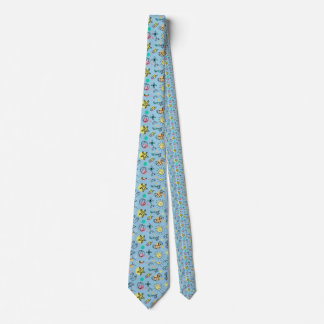 Cute beach pattern tie