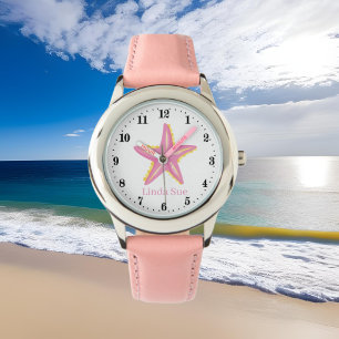 cute beach starfish add name watch