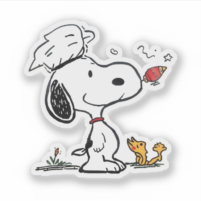 Cute Beagle Astronaut Cartoon Illustration (Front)