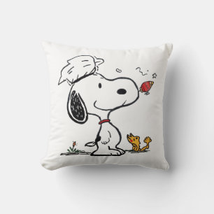 Cute Beagle Astronaut Cartoon Illustration Cushion