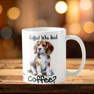 Cute Beagle Blacks/Browns Coffee Mug