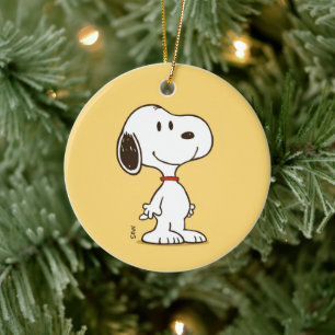 Cute Beagle Cartoon Character Illustration Ceramic Tree Decoration