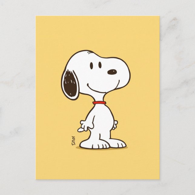 Cute Beagle Cartoon Character Illustration Postcard (Front)