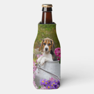 Cute Beagle Dog Puppy in Milk Churn Bottle-Jacket