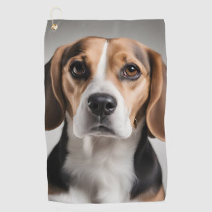 Cute Beagle Golf Towel