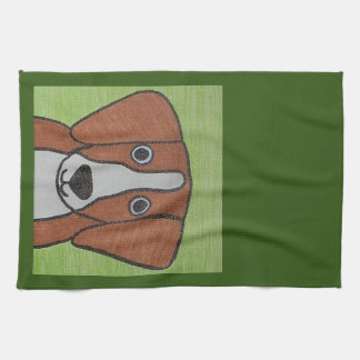 Cute Beagle Kitchen Towel