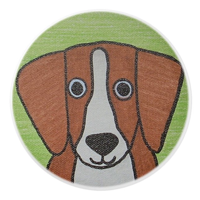 Cute Beagle Knob (Front)