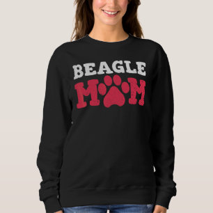 Cute Beagle Moms Beagle Dog  Beagle Owners Sweatshirt